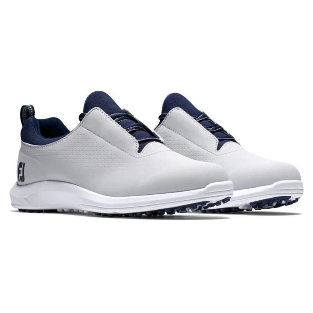 FootJoy Women's FJ Leisure Golf Shoes - Grey/Navy, Size 5